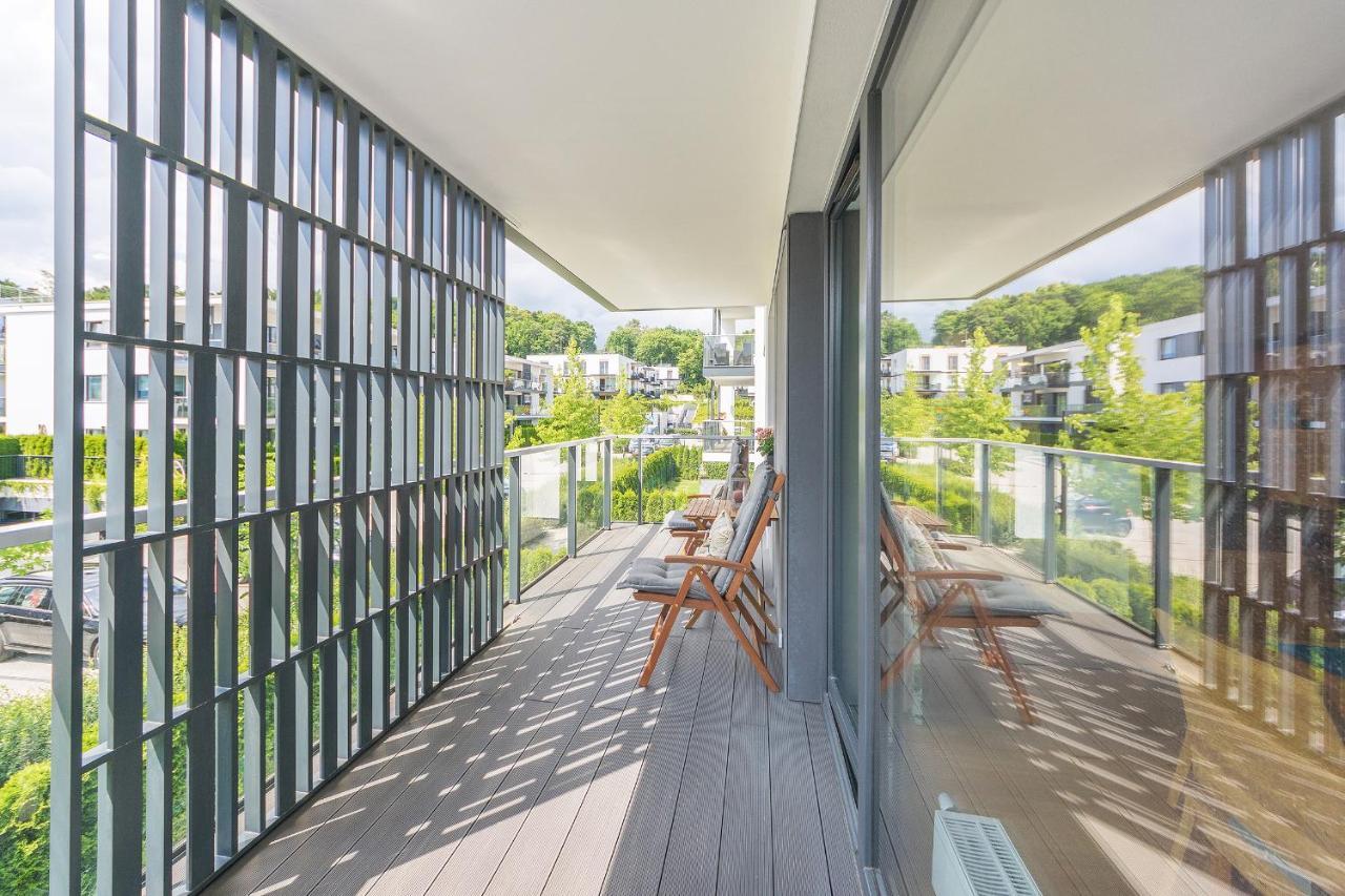 Pomorskie Apartamenty Bernadowska Green Deluxe Gdynia Exteriör bild
